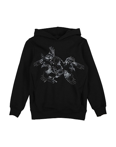 NEIL BARRETT Hooded sweatshirt Black 100% Cotton