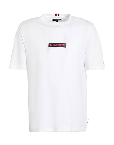 TOMMY HILFIGER T-shirt White 100% Cotton