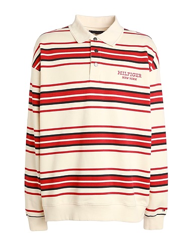 TOMMY HILFIGER Sweatshirt Cream 100% Cotton