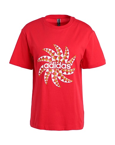 ADIDAS x FARM RIO T-shirt FARM GFX TEE
 Red 100% Cotton
