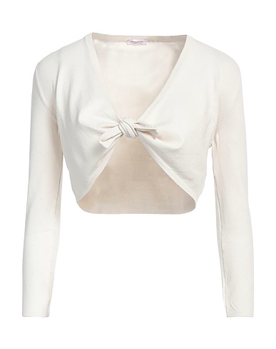 ROSSOPURO Shrug Off white 70% Cotton, 30% Polyester