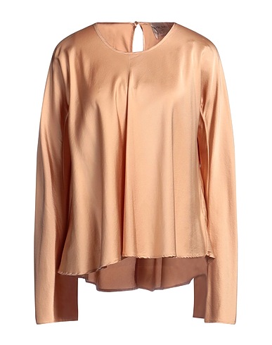 FORTE_FORTE Top Camel 94% Silk, 6% Elastane