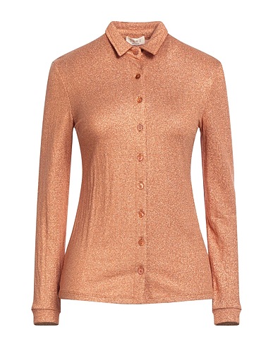 SIYU Solid color shirts & blouses Rust 75% Viscose, 13% Polyamide, 12% Polyester