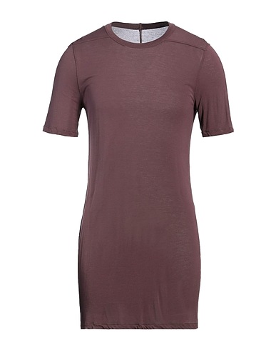 RICK OWENS T-shirt Magenta 88% Viscosa, 12% Seta