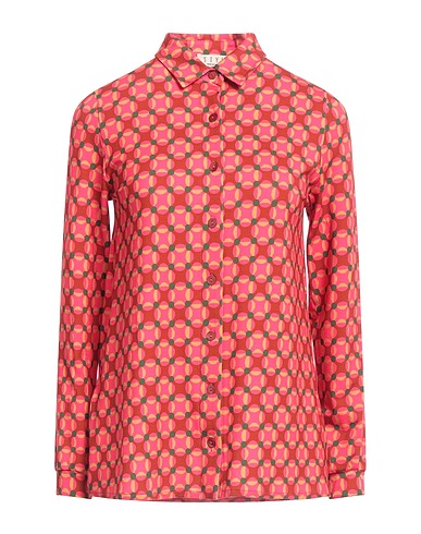 SIYU Patterned shirts & blouses Fuchsia 95% Viscose, 5% Elastane