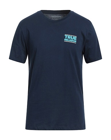 TRUE RELIGION T-shirt Navy blue 100% Cotton