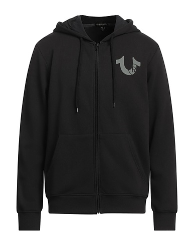 TRUE RELIGION Felpa Nero 60% Cotone, 40% Poliestere