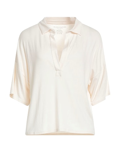 MAJESTIC FILATURES Polo Panna 94% Viscosa, 6% Elastan