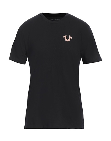 TRUE RELIGION T-Shirt Schwarz 100% Baumwolle