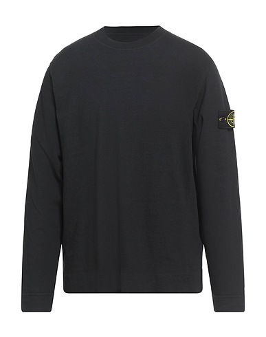 STONE ISLAND Sweatshirt Black 100% Cotton