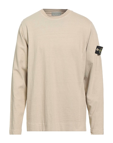 STONE ISLAND Sweatshirt Beige 100% Cotton