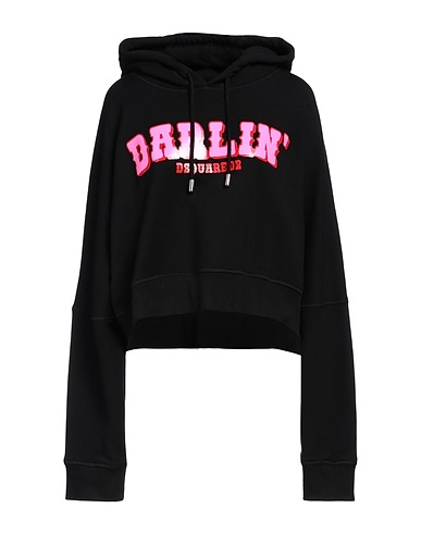 MISSONI Hooded track jacket  Black 100% Cotton