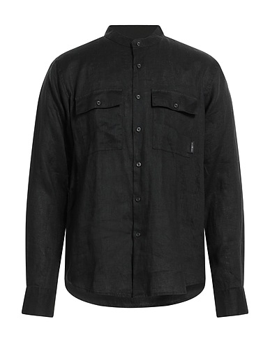 JOHN RICHMOND Linen shirt Black 100% Linen