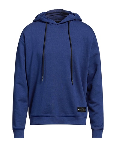 JOHN RICHMOND Hooded sweatshirt Navy 86% Polyester, 14% Cotton