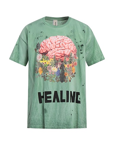 WESTFALL T-shirt Light green 100% Cotton