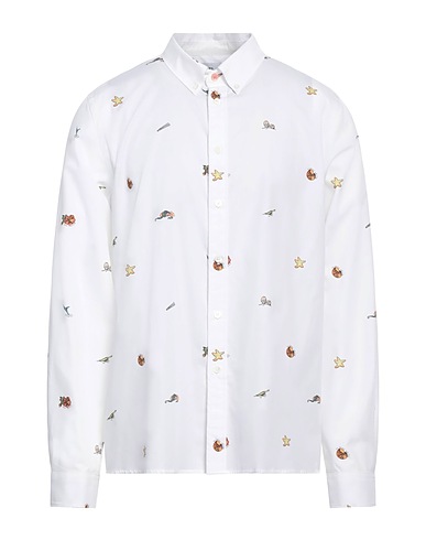 PS PAUL SMITH Patterned shirt White 100% Cotton
