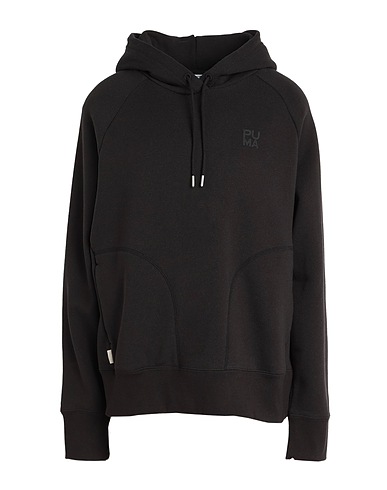 PUMA Hooded track jacket  INFUSE Relaxed Hoodie TR
 Black 100% Cotton