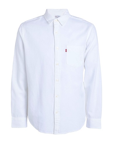 LEVI'S Linen shirt SUNSET 1 POCKET STANDARD NEUTRALS
 Ivory 43% Linen, 34% EcoVero™ viscose, 23% Cotton