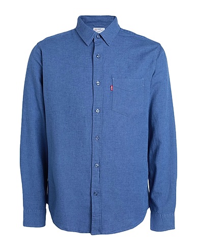 LEVI'S Linen shirt SUNSET 1 POCKET STANDARD NEUTRALS
 Blue 43% Linen, 34% EcoVero™ viscose, 23% Cotton
