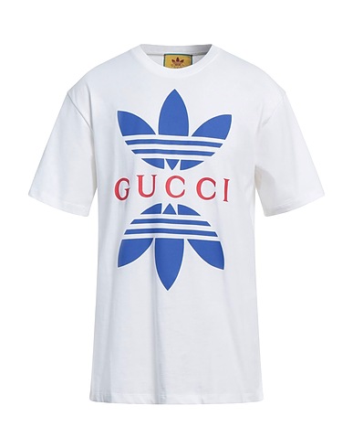 ADIDAS x GUCCI T-shirt Cream 100% Cotton