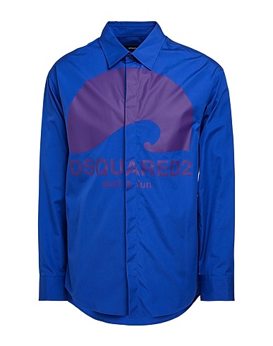 DSQUARED2 Camicie Blu china 100% Cotone