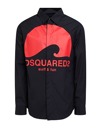 DSQUARED2 Shirts Black 100% Cotton