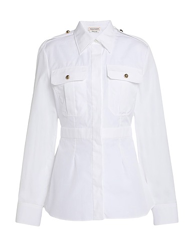 MCQUEEN TOPS Weiß 100% Baumwolle