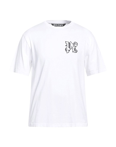 PALM ANGELS T-shirt Bianco 100% Cotone, Poliestere