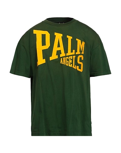 PALM ANGELS T-shirt Green 100% Cotton