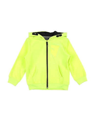 SARABANDA Hooded track jacket  Lime green 65% Polyester, 35% Cotton