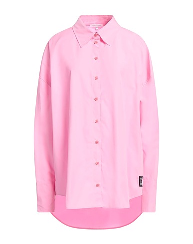 PATRIZIA PEPE Solid colour shirts & blouses Pink 100% Cotton