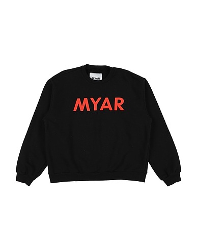 MYAR Felpa Nero 100% Cotone
