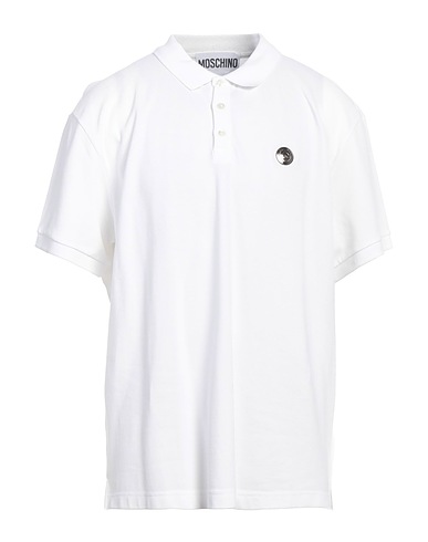 MOSCHINO ポロシャツ ホワイト コットン 100%