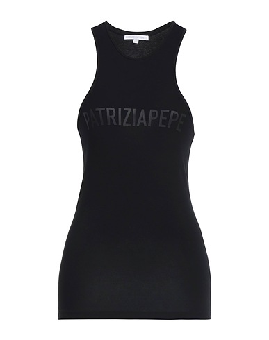 PATRIZIA PEPE Vest Black 95% Viscose, 5% Elastane