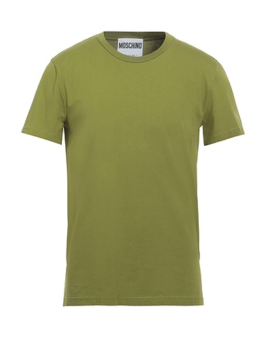 MOSCHINO Basic T-Shirt Militärgrün 100% Baumwolle