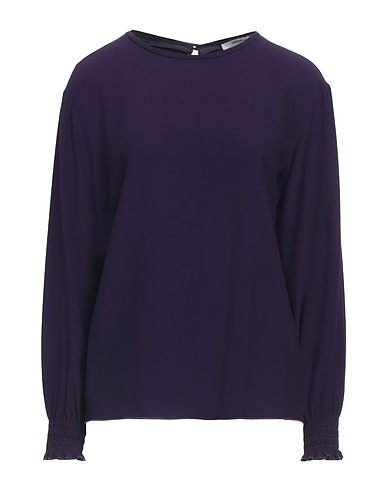 LIVIANA CONTI Top Dark purple 53% Viscose, 47% Acetate