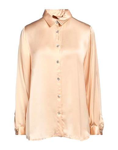 SIYU Solid colour shirts & blouses Apricot 100% Viscose