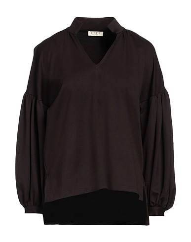SIYU Top Dunkelbraun 65% Viskose, 30% Polyamid, 5% Elastan