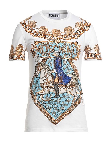 MOSCHINO T-shirt Bianco 100% Cotone