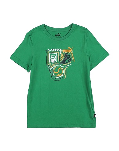 PUMA T-Shirt GRAPHICS Year of Sports Tee B  Grün 100% Baumwolle, Polyester