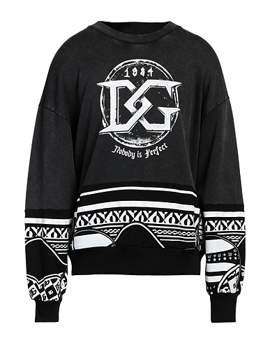 DOLCE&GABBANA Sweatshirt Charcoal 100% Cotton, Elastane