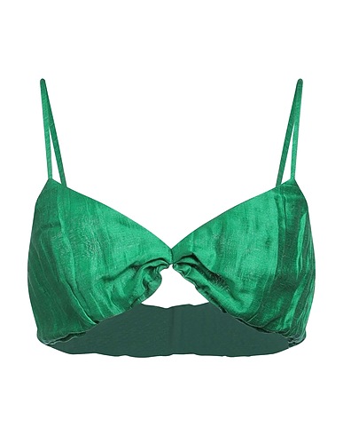 AKEP Top Verde 86% Lino, 14% Poliestere
