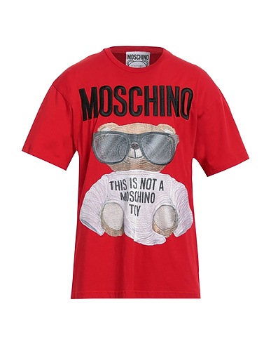 MOSCHINO T-shirt Red 100% Cotton