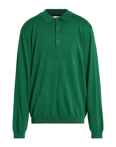 SUN 68 Polo Verde 95% Cotone, 5% Elastan