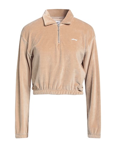 OBEY Sweatshirt Beige 80% Cotton, 20% Polyester