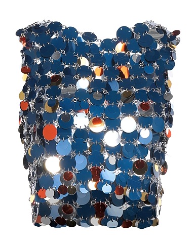 RABANNE Top Plastique, Métal