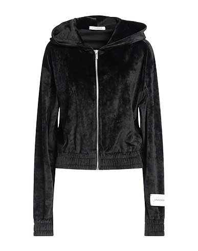 HINNOMINATE Hooded track jacket  Black 92% Polyester, 8% Elastane