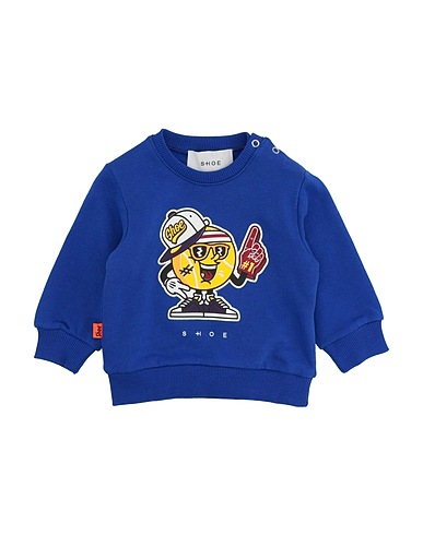 SHOE Sweatshirt Bright blue 100% Cotton