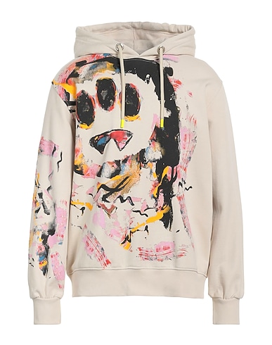 BARROW Hooded track jacket  Cream 100% Cotton