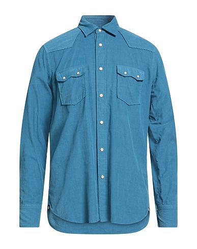 LARDINI Solid color shirt 100% Cotton